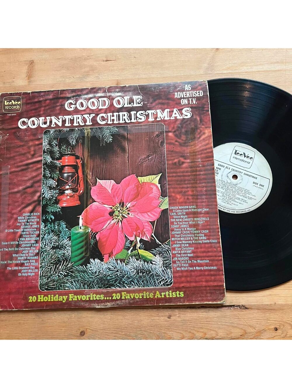 Various - Good Ole Country Christmas 20 Holiday Favorites 33rpm VG+ VR15